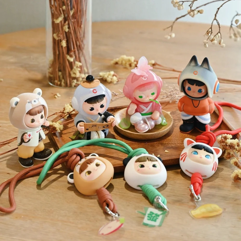 

Cimmy The Young Journey Series Figure Blind Box Cimmy 150% Mystery Box Dolls PVC Model Toy Trendy Play Desktop Ornament Gift