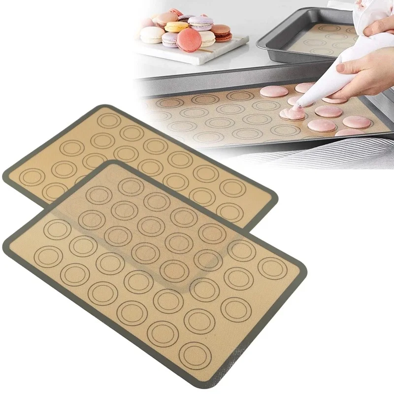 

Silicone Baking Mat Pad Reusable Non Stick Heat Resistant Bakeware Sheets Liner Baking Tools for Cookie Macaron Bread