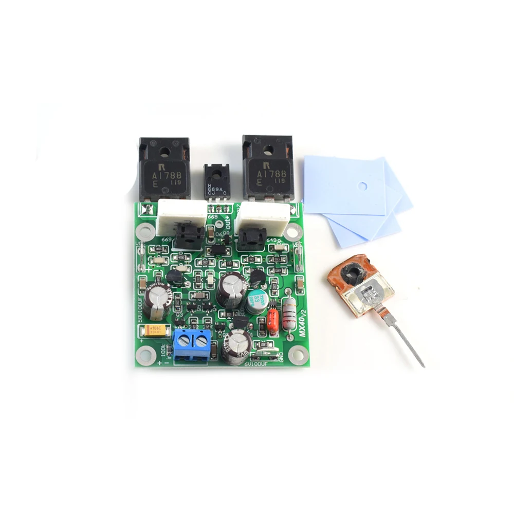 Placa amplificadora Q-BAIHE MX40 com acabamento em dois canais / placa estéreo