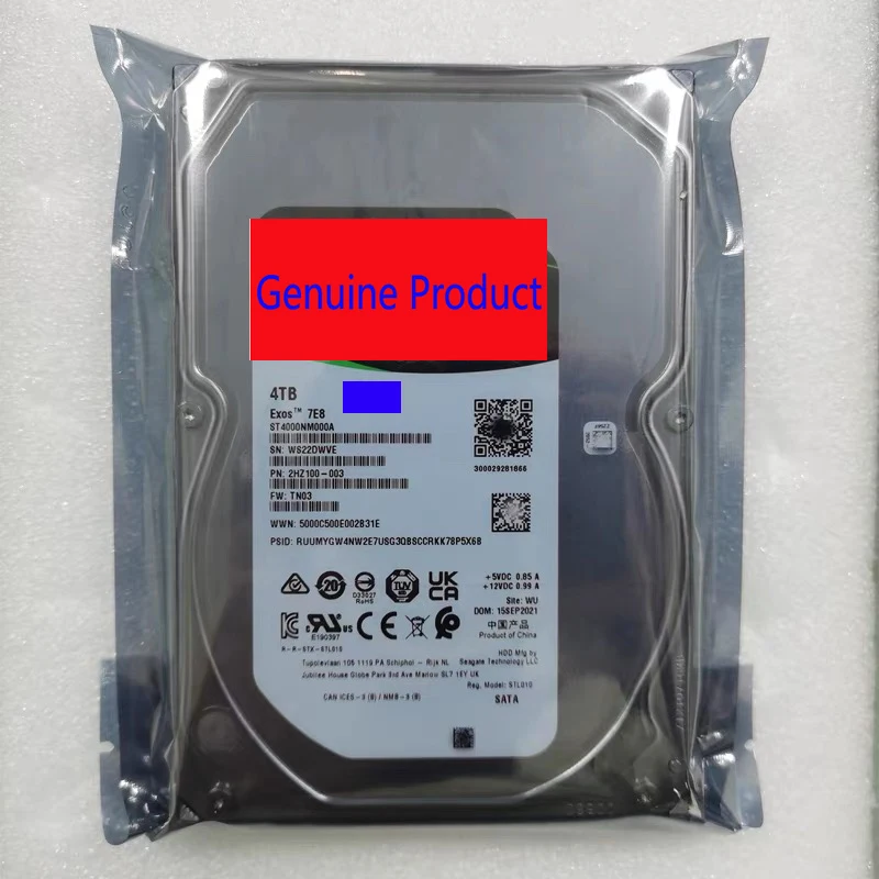 NEW ST4000NM000A Exos 7E8 4TB Sata 7200RPM 256MB NAS 3.5" HDD Hard Drive