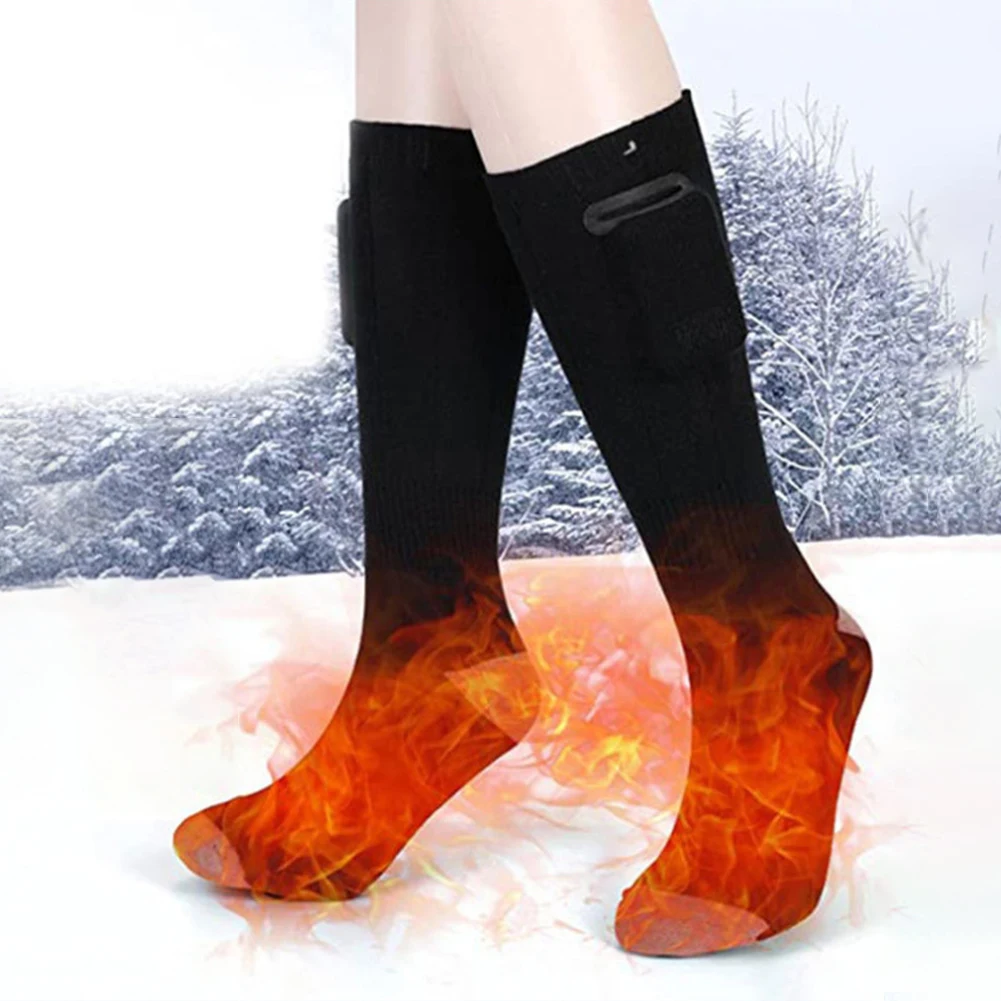 

Electric Heated Socks Electric Heating Socks Breathable Battery Heated Socks Warm Cotton Socks for Fishing Cycling Hunting
