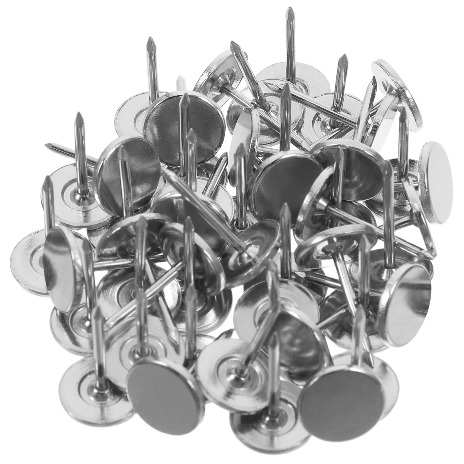 50 Pcs Vintage Head Upholstery Tacks Furniture Decorative Nails For Wood Flat Head Upholstery Tacks Pins For Wood Flat Tacks