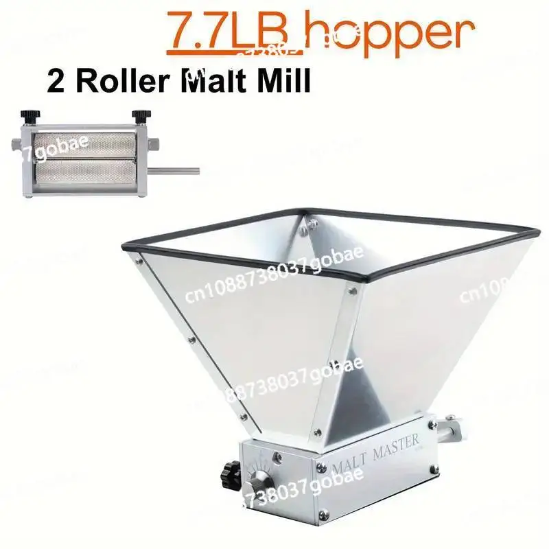 

Ручная мельница из нержавеющей стали 304, роликовая мельница для солода, мельница для домашнего пивоварения