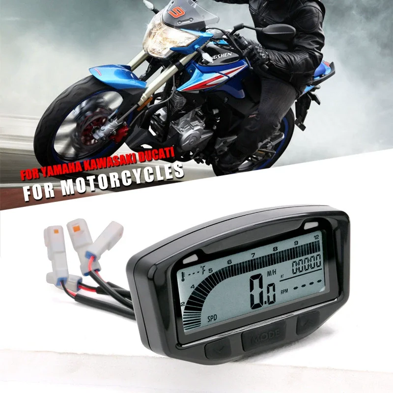 752-119 Motorcycle Modified Bicycle Yacht UTV/ATV Universal LCD Instrument