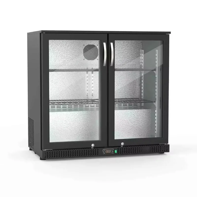 New Mini Bar Refrigerator 1-2-3 Door Display Cabinet Freezer Single Temperature Air Cooling Back Bar Cooler Cabinet