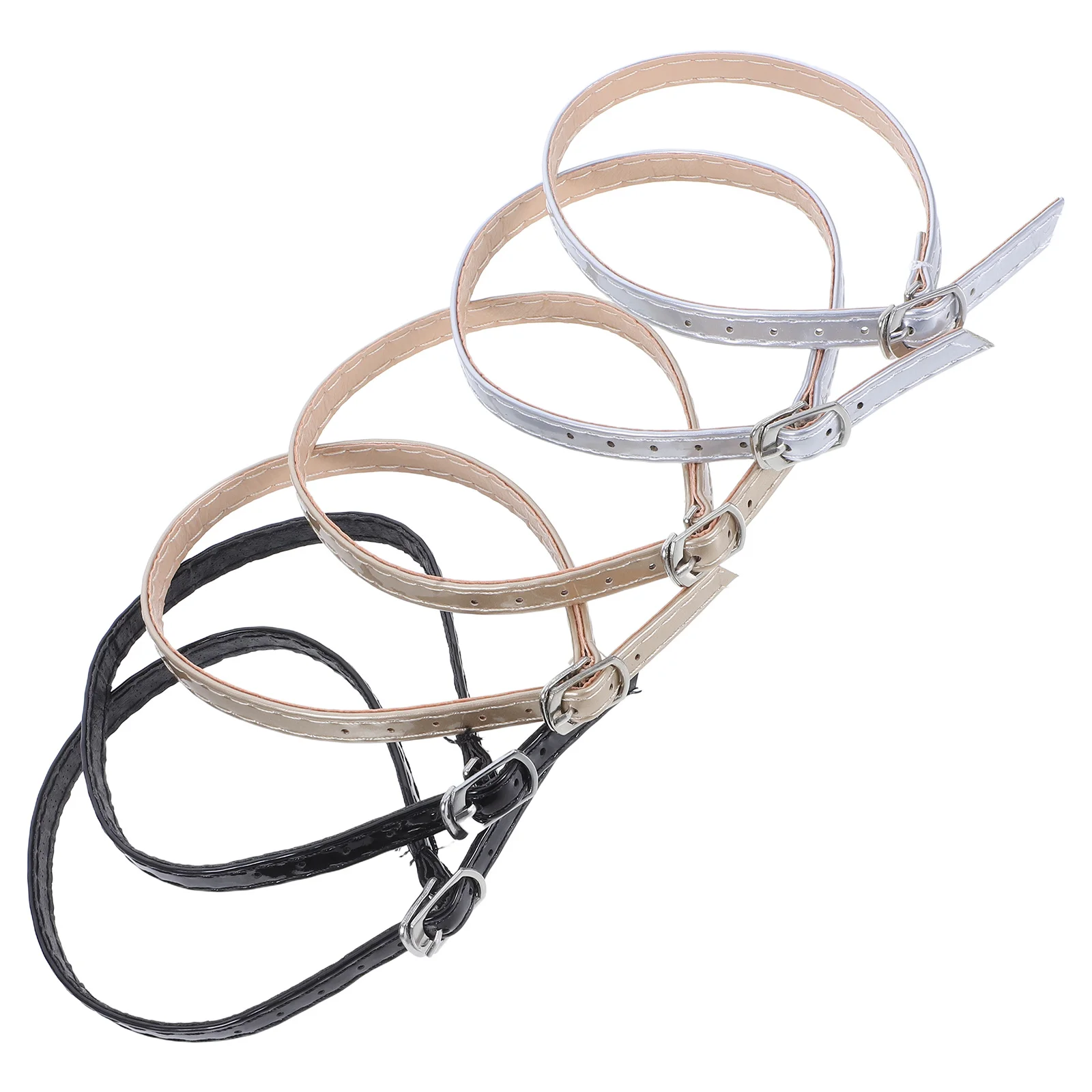 

3 Pairs Adjustable Buckle Shoe Straps Ankle Strap Heels Ankle Bands Women High Heels Anti Slip For Sandals Pumps