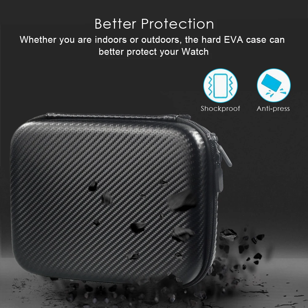 Caja organizadora de reloj a prueba de golpes para Apple Watch, bolsa de accesorios de correa superdura, portátil, 2022