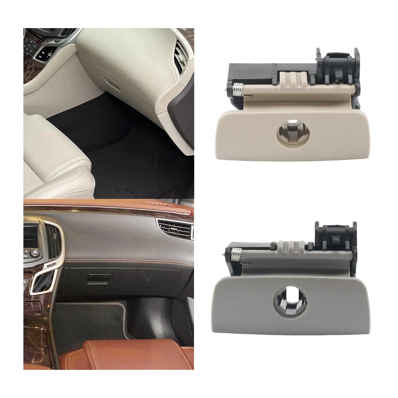 Manija de tapa de liberación de bloqueo, manija de pestillo de bloqueo del compartimento de la guantera para Buick Lacrosse Allure 2005-2009, modelos de vehículos