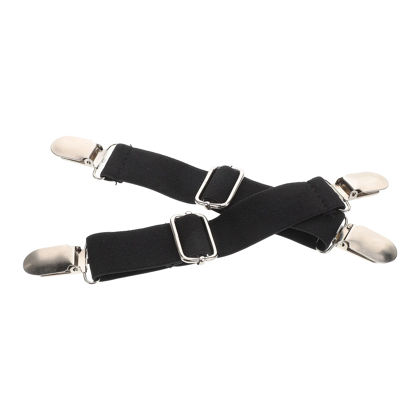 1Pair Motorcycle Trousers Stirrups Adjustable Boot Straps Pant Clips for Men Women Bed Sheets Mattress Covers Curtain Seat