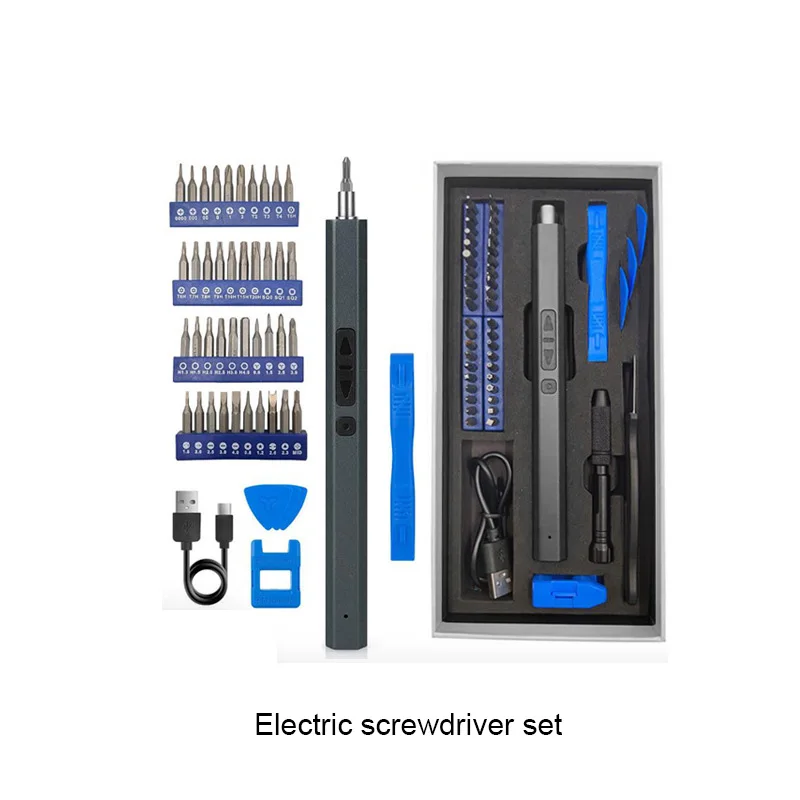 TE-1806 Electric Screwdriver Set Multi-functional for Phone Camera Laptop Watch Repair Precision Screwdriver Kit