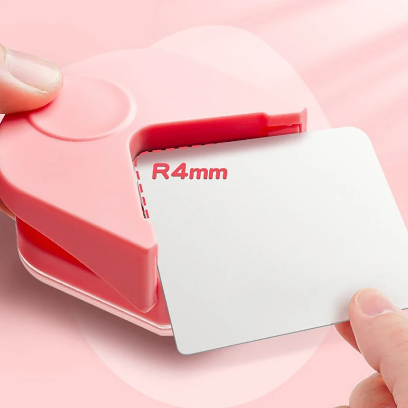 R4 Rounding Paper Cutting Corner Cutter Plastic PVC Film Maker Machine Paper Trimmer Office School Supplies