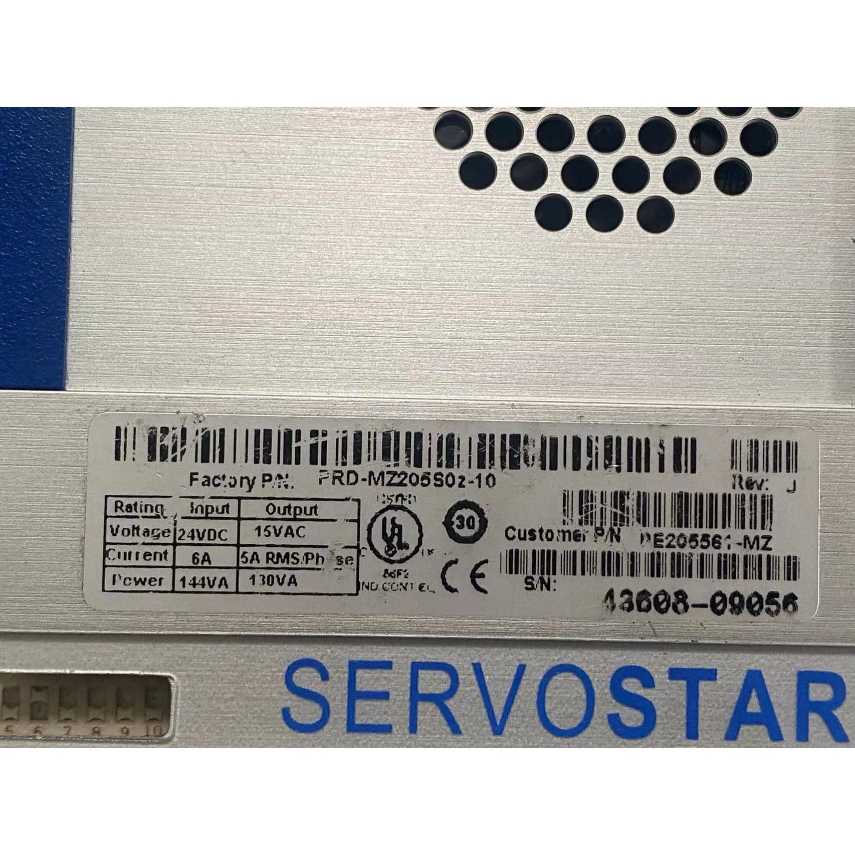 محرك سيرفوستار PD PRD-MZ205S0Z-10 PE205561-MZ #5