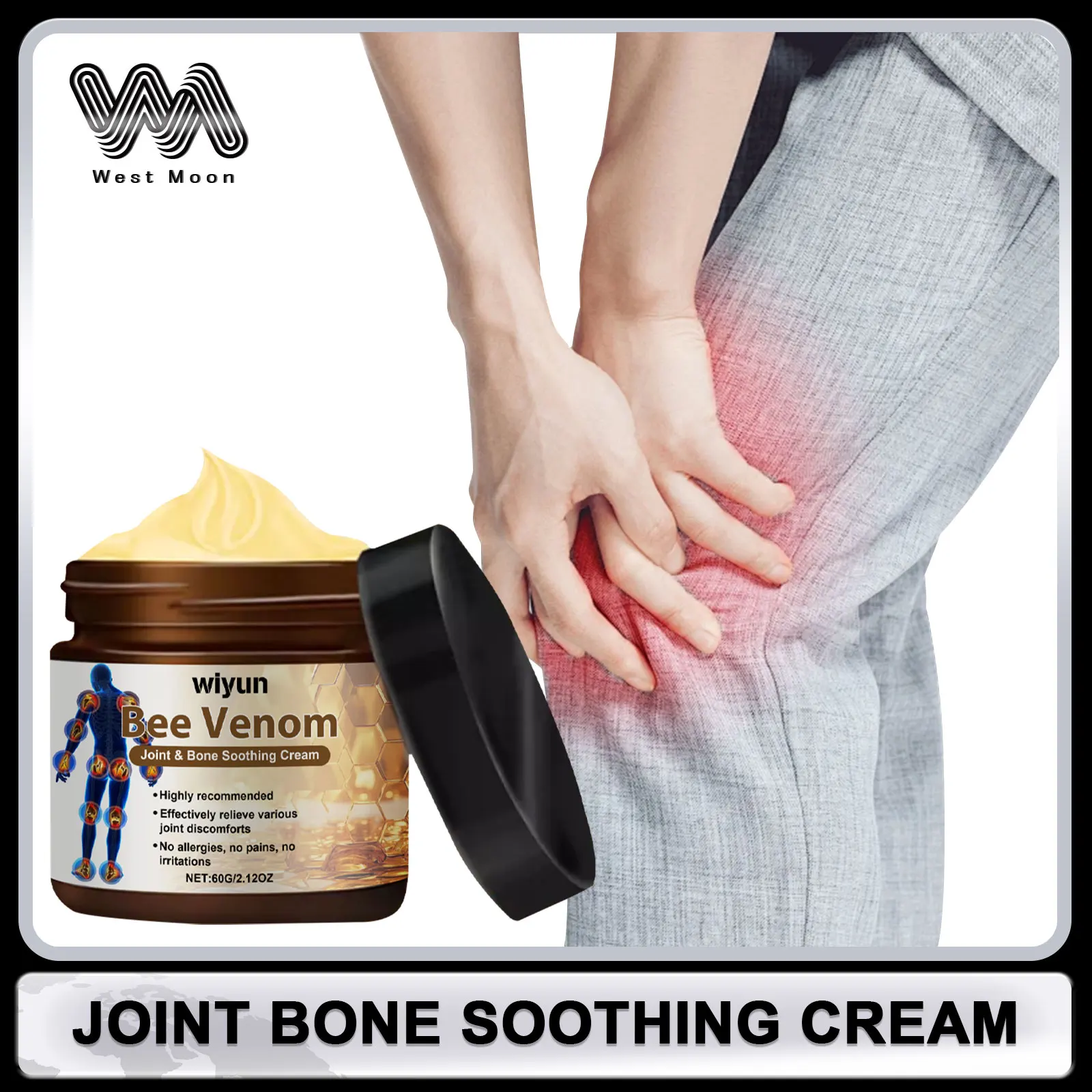 

Bee Venom Joint Cream Relieve Cervical Soreness Strengthen Barrier Joint Bone Soothing Cream Massage Treatment Bone Health Care