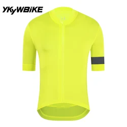 YKYWBIKE Cycling Jersey Man MTB Bicycle Clothing Pro Team Summer Sleeve Quick Dry Road Bike Short Sleeve Cycling Jersey Shirt