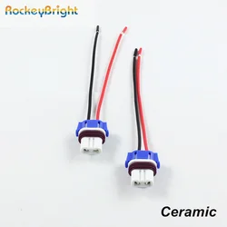 2 sztuk hb4 9006 HB3 9005 gniazdo żarówki podstawa do lampy led adaptery złącze samochodowe przedłużacz 9006 9005 HB3 ceramiczne przejściówka adapter