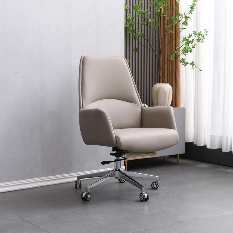 Comfortabele kantoor zittende computerstoel Hoogwaardige conferentie thuisbedrijfstoel Boss Sedia Da Ufficio kantoormeubilair