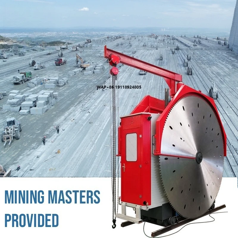 Double Blade Stone Mining Machine Stone Cutting Machine for Granite Marble Block on Quarry with High Efficiency Wire Saw