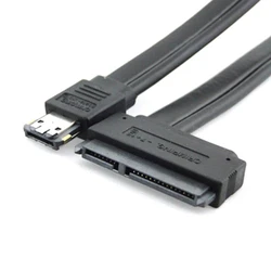 ESATA to SATA 22Pin cable 50cm Dual Power 12V and 5V eSATA USB 2.0 combo to sata cable for 2.5