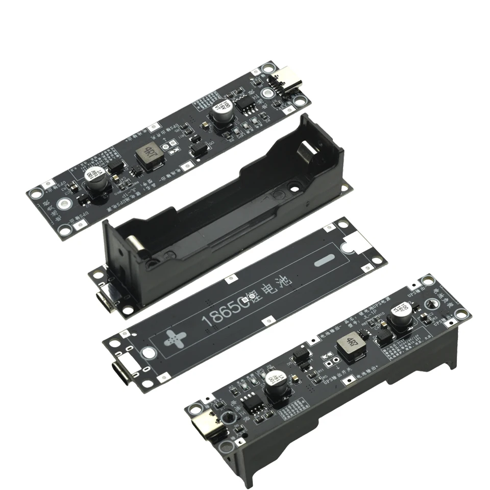 5 V/9 V/12 V Typ-C 18650 Boost-USV-Modul mit gleichzeitiger Ladung und Entladung für Raspberry Pi Arduino