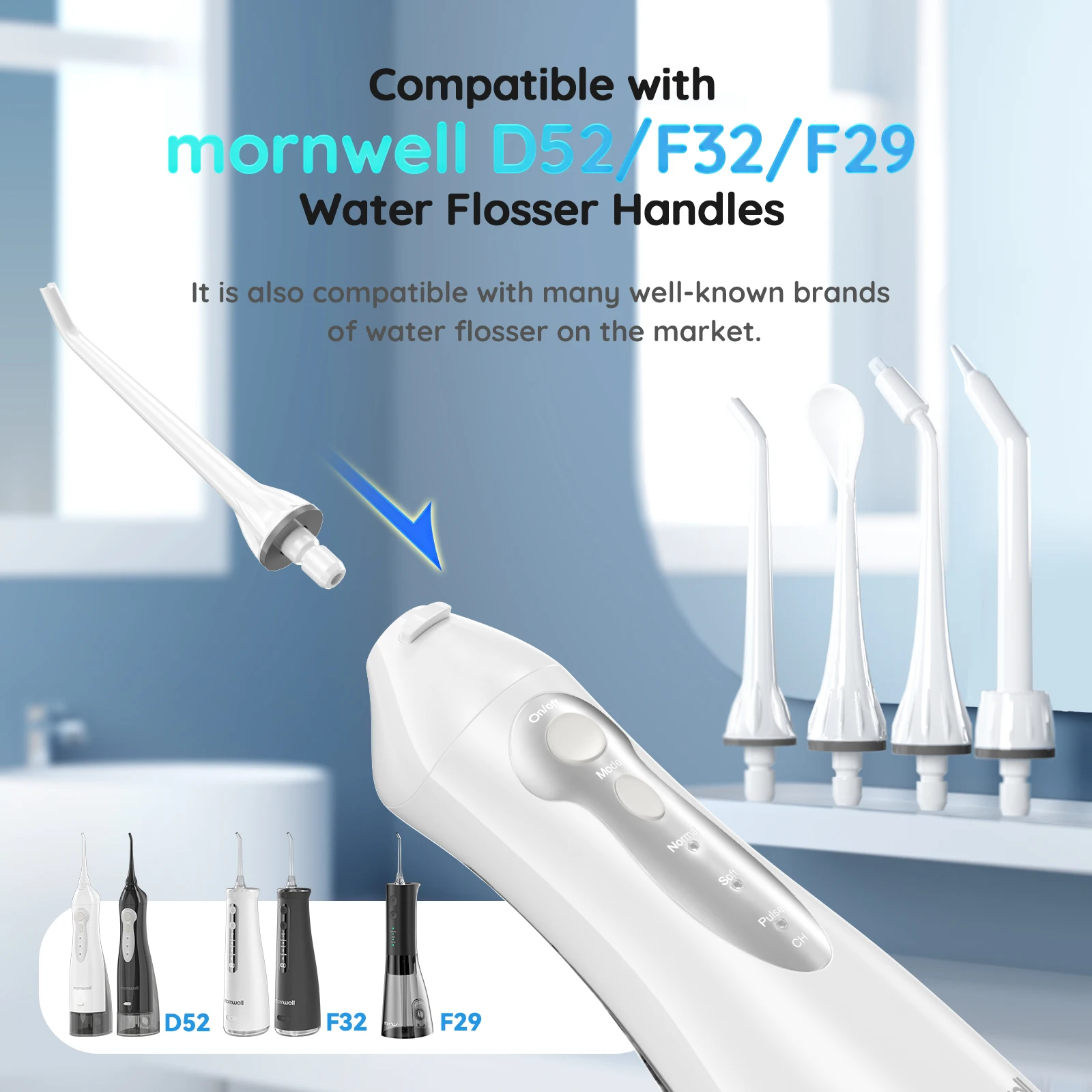 Mornwell F18 / D52/ F29/F32/F38 워터 플로셔용