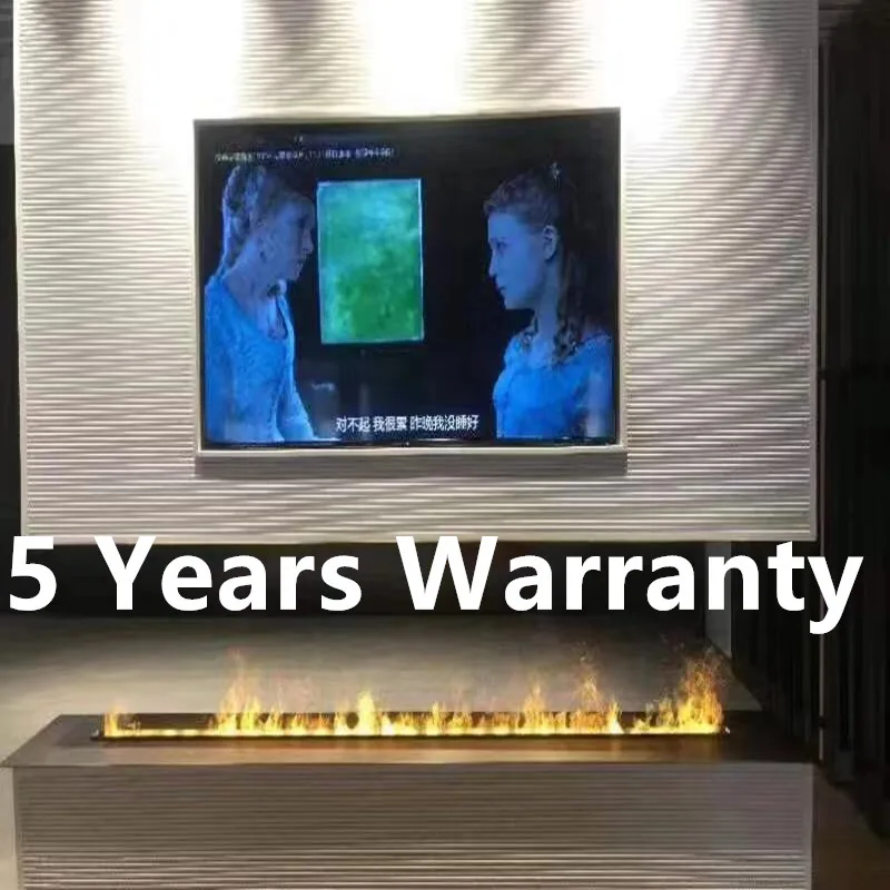 

5 Years Warranty 150 CM Steam 3d Chimney Water Vapor Electric Fireplace Stoves