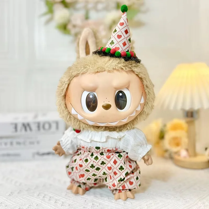 

High Quality For Zimomo 38cm Doll Clothes Color Match Dolls Accessories Clown Costume Cute Little Cloths Toy In Stock No Doll