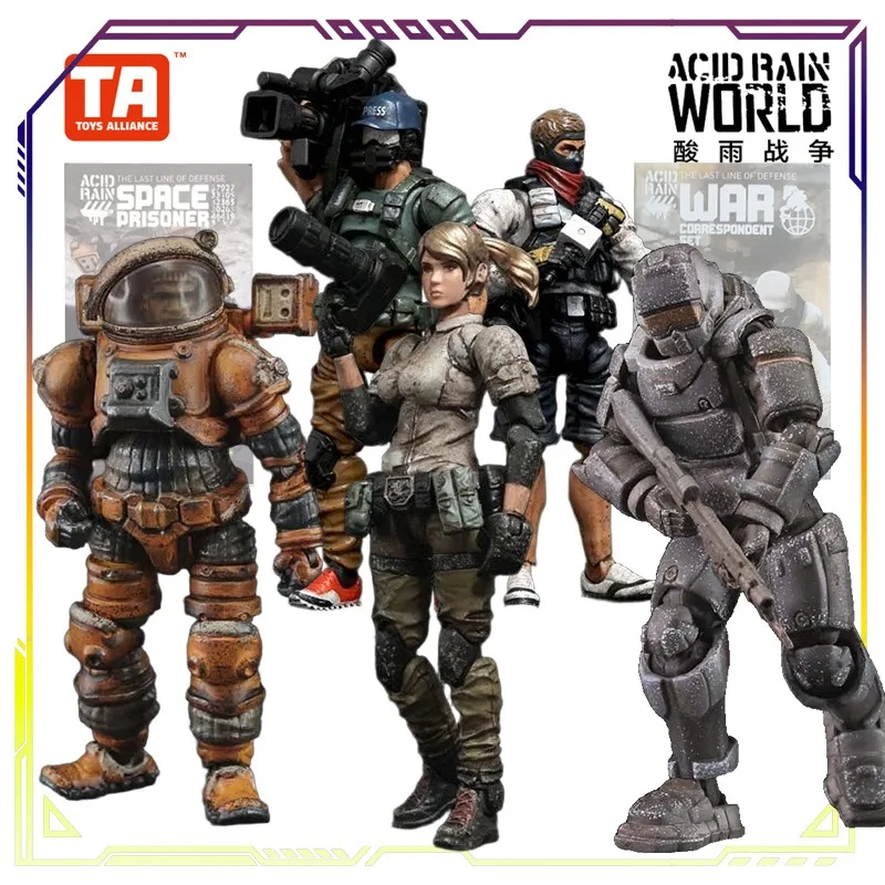 

TOYS ALLIANCE Original Acid Rain War Series 1/18 Other Soldiers Black Sand Force Action Figure Model Toys Model Gifts for Boys