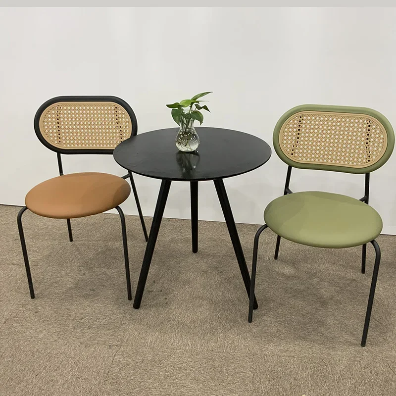 Modern Nordic Dining Chairs Desk Designer Plastic Mobile Luxury Living Room Chair Adults Silla Comedor Home Furniture image 6