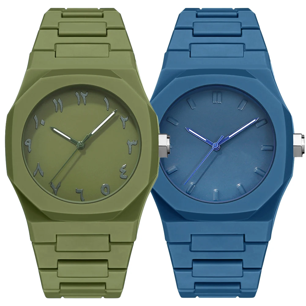 2pc/1pc Fashion handsome pointer men's watch set, classic and versatile polygonal dial men's watch, suitable for various festiva