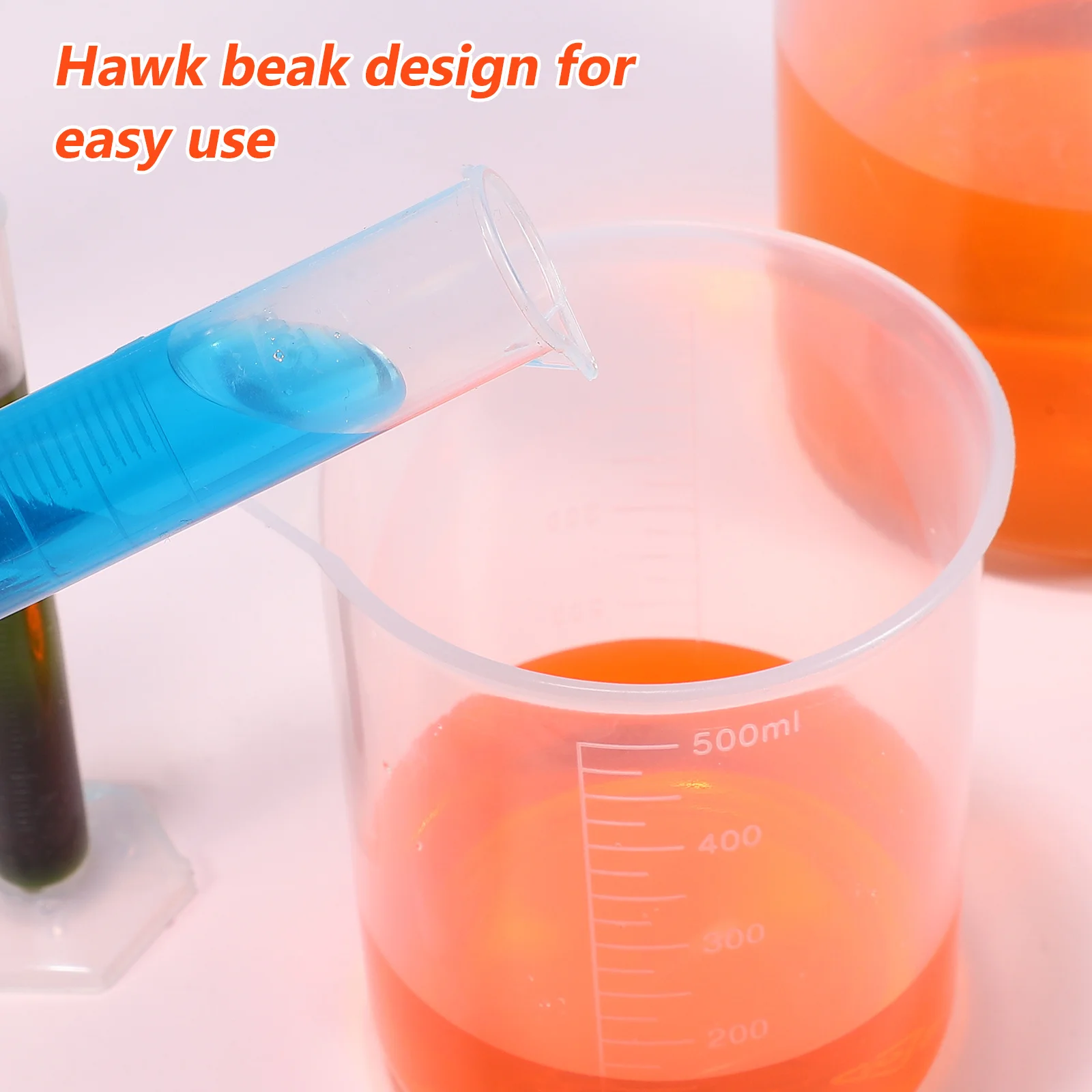 

13Pcs Lab Experiment Set Cylinders Beakers Test Tubes Liquid Measuring Tools Graduated Cylinders Chemical Resistant