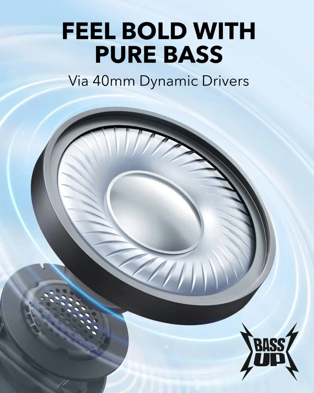 الأصلي العالمي Soundcore H30i اللاسلكية على الأذن سماعات سماعة لاسلكية تعمل بالبلوتوث سماعة سماعات لاسلكية بلوتوث 5.3 سماعة