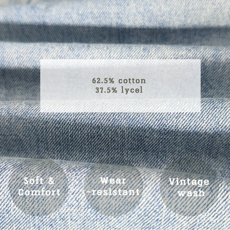 2024 Summer Spring New Vintage Casual Jeans for Men Clothing Washed Soft Cotton Loose Straight Man Pants Baggy Jeans KK1077