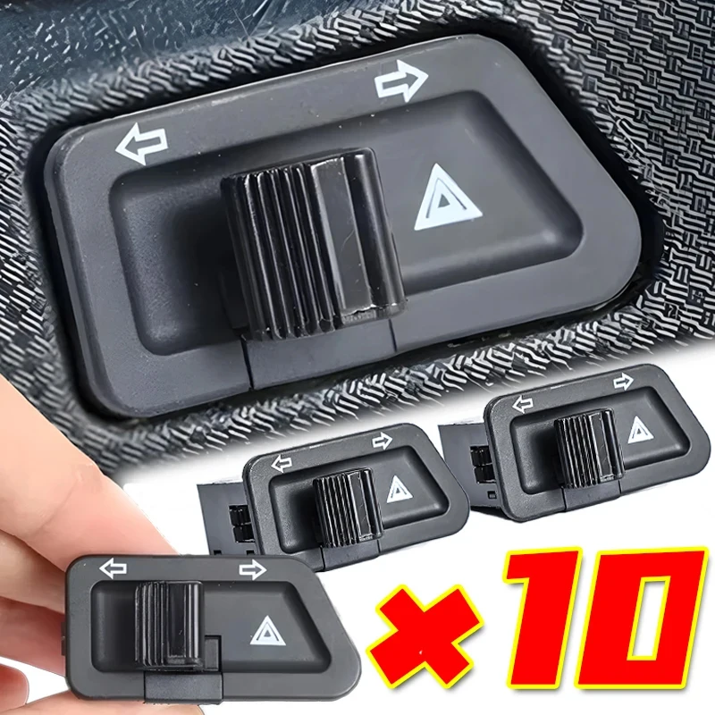 Double Flash Light Button Turn Signal Modified Switch Button Parts Replace for Motorcycles Electric Vehicles Scooters 1-10PCS