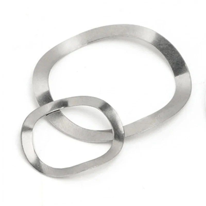 304 stainless steel  Wave Washer M3 M4 M5 M6 M8 M10 M12 M16 M19 M23 M25 M27 M31 M39 M41 M51 Wave Crest Type Gasket Spring Washer