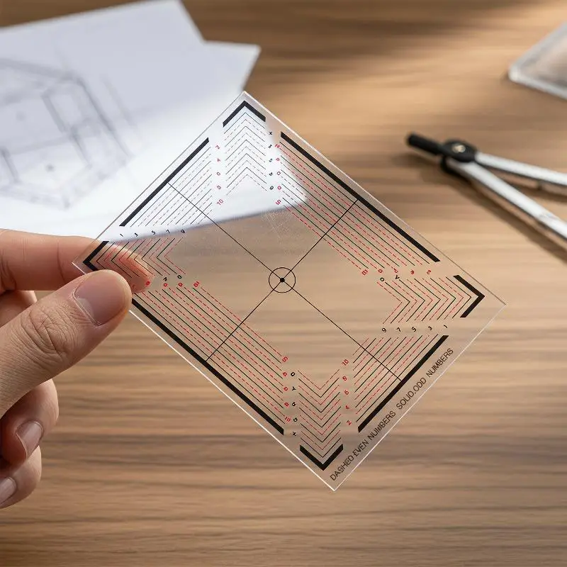 Professional Card Grading Centering Tool High Precision Trading Card Measuring Tool for Sports Card Collectors