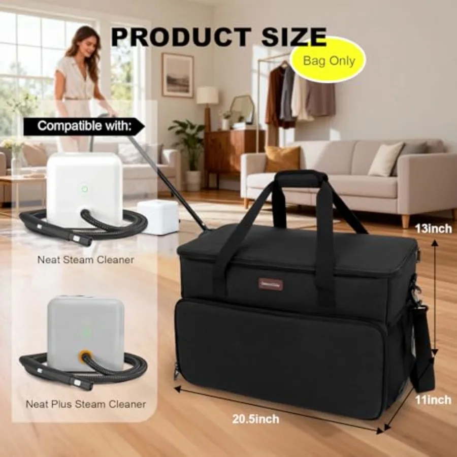 Steam Cleaner Bag Compatible with Dupray Neat and Neat Plus Steam Cleaners Dupray Steam Cleaner Accessories, Portable Carrying