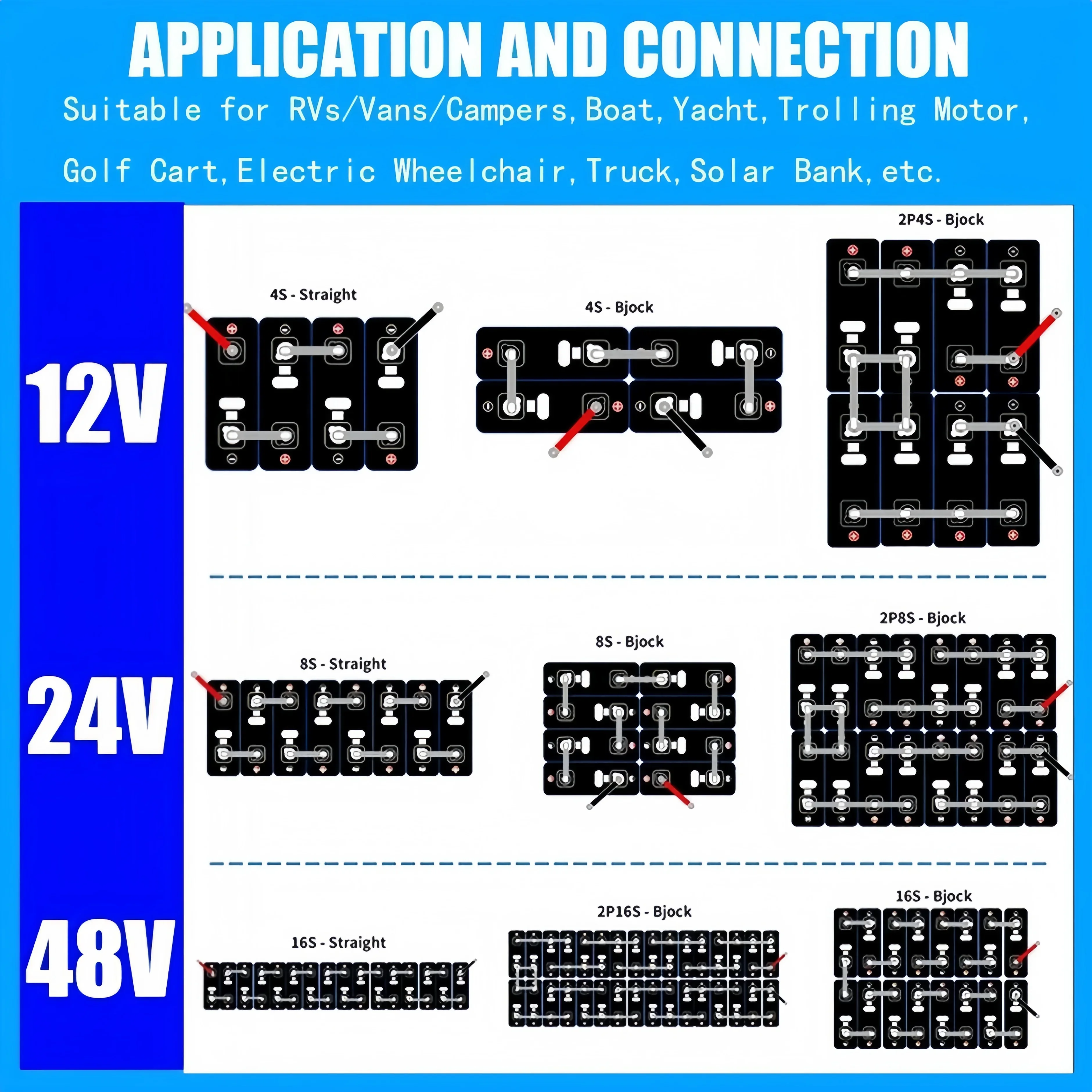 الاتحاد الأوروبي الأسهم 3.2 فولت 340 أمبير LiFePO4 10000 دورات الصف أ البطارية الشمسية لتقوم بها بنفسك 12 فولت 24 فولت 48 فولت بطارية عالية السعة للطاقة الشمسية RV التسليم السريع #6