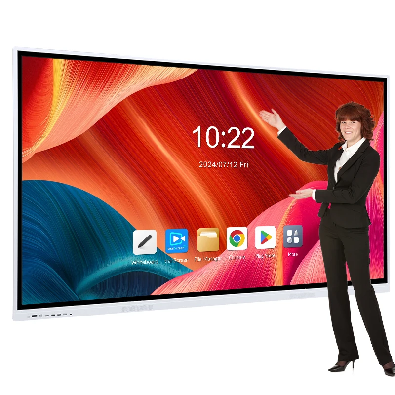 Interactive Whiteboard Board Smart Interactive Flat Panel With Whiteboard Software
