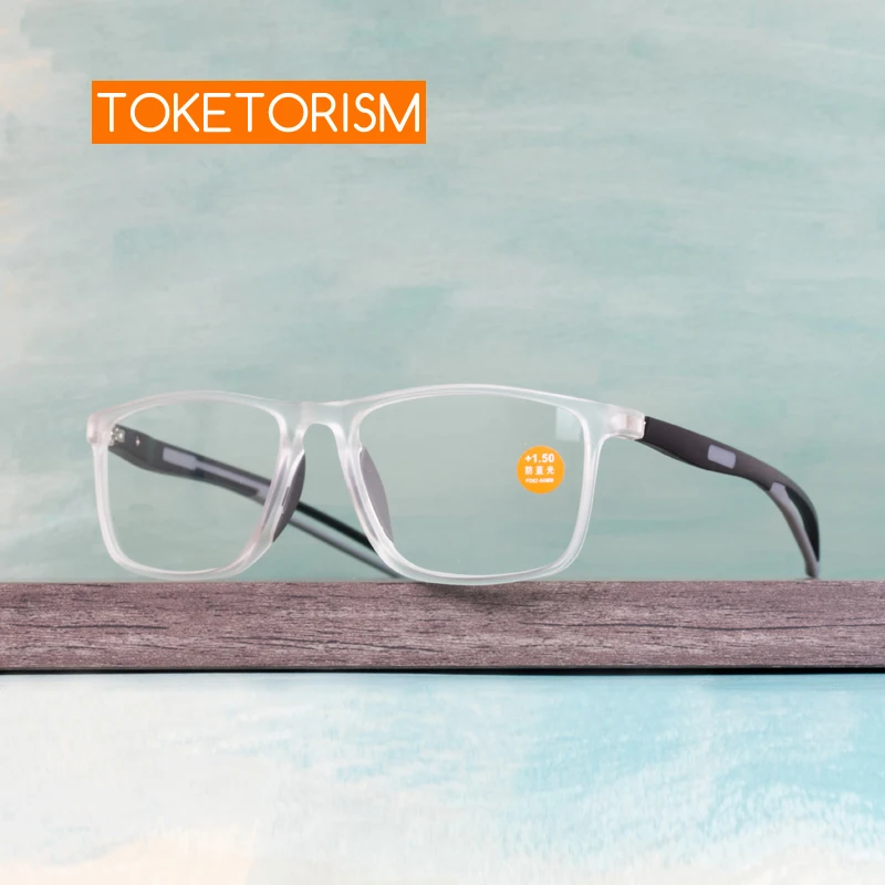 Toketorism Multifocal Prescription Glasses Near And Far Reading Glasess For Men Anti Blue Eyeglasses For Women 8111