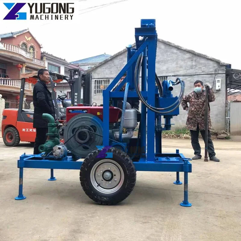 Sunmoy Drill Top Lrvel Best Sell Water Well Drillrig 150M Truck Mounted Borehole Water Well Drilling Rig Boring Rimod Machine