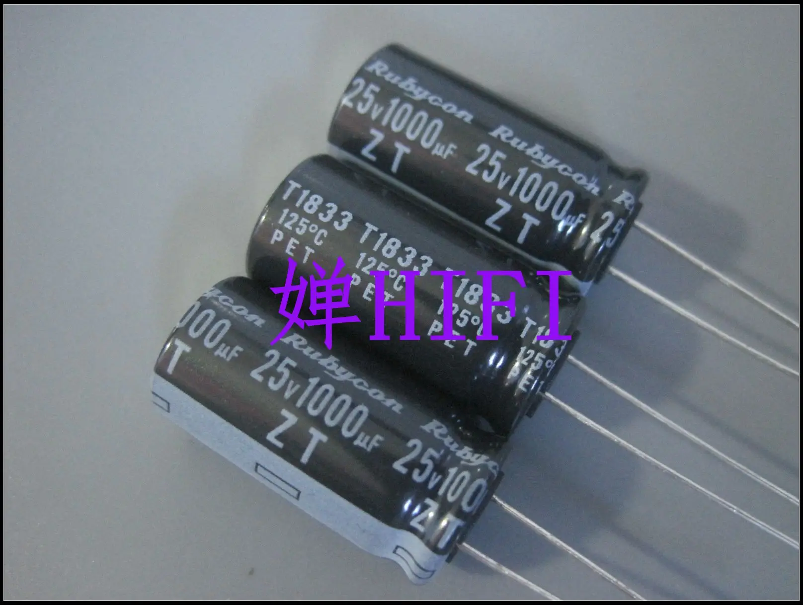 

30PCS/LOT Japanese original Rubycon ZT series aluminum electrolytic capacitors free shipping