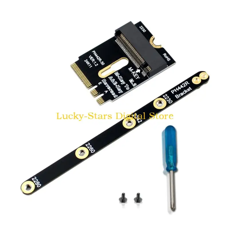 Adattatore T3EE M.2 A+E a NVME con staffa PCIE4.0 M.2 Interfacce WiFi A+E CHIAVE A MARDA CHIAVE M RISERSE per 2230 2242 2260