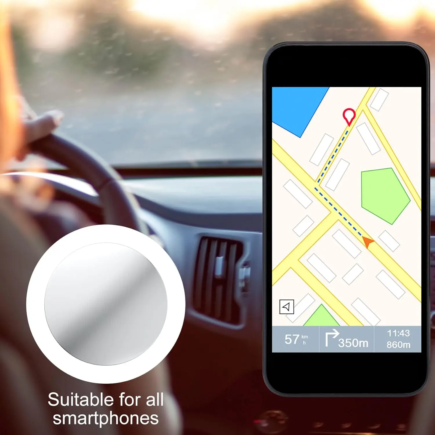 Magnetische Metall Platte Disk Für Magnetische Auto Telefon Halter Universal Eisen Blatt Aufkleber Ständer Für Handy Magnet Halter Halterung