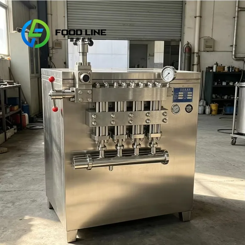 Industrial Homogenizer Machine, High‑Pressure Emulsifying, Fine Particle Processing, Ideal For Dairy Milk Yogurt Production Line