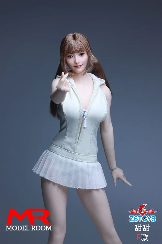 1/6 Scale Sweet Girl Head Sculpt ZC021 PVC Model