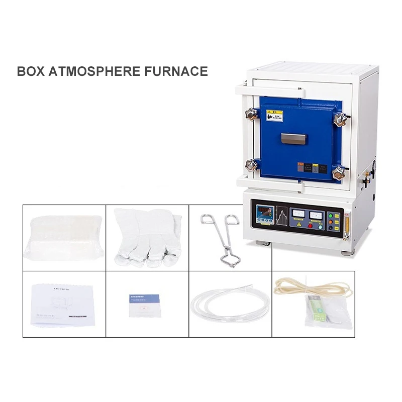 1400℃ box atmosphere furnace experimental intelligent temperature control electric vacuum furnace, muffle furnace can be filled