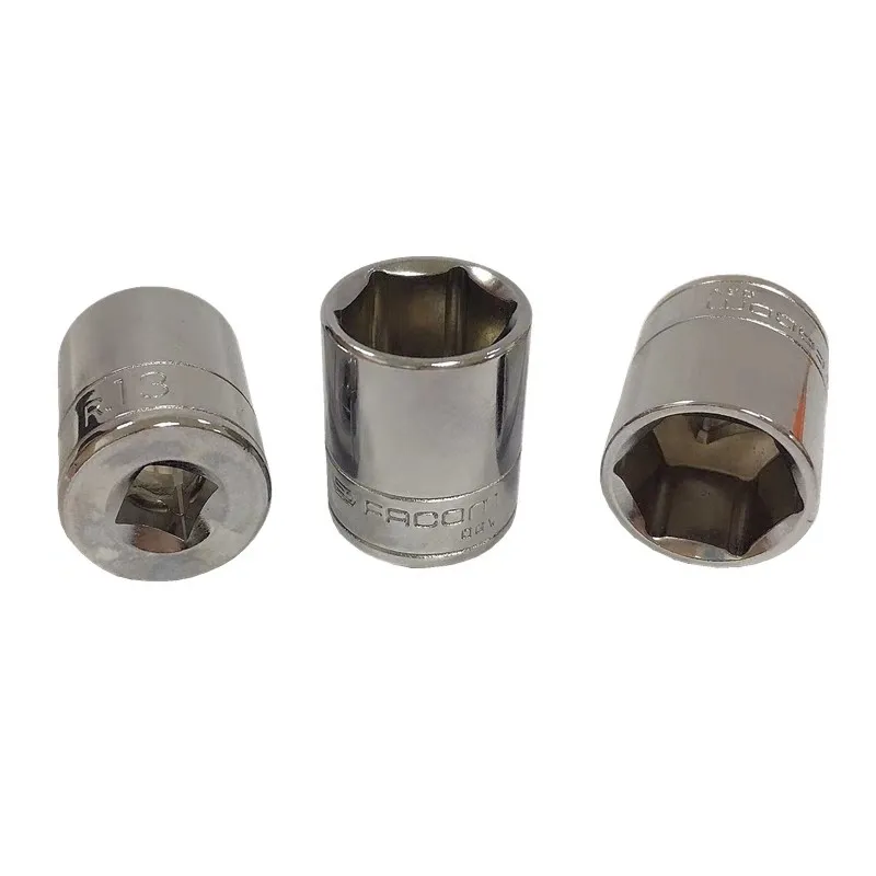 Hexagonal Sleeve R Series, Xiaofei 1/4 Square, Metric 6 Nut Sleeve