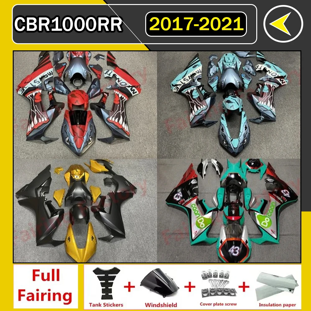 

For HONDA CBR1000RR CBR 1000RR CBR 1000 RR 2017 2018 2019 2020 Motorcycle fairing body kit ABS injection molding