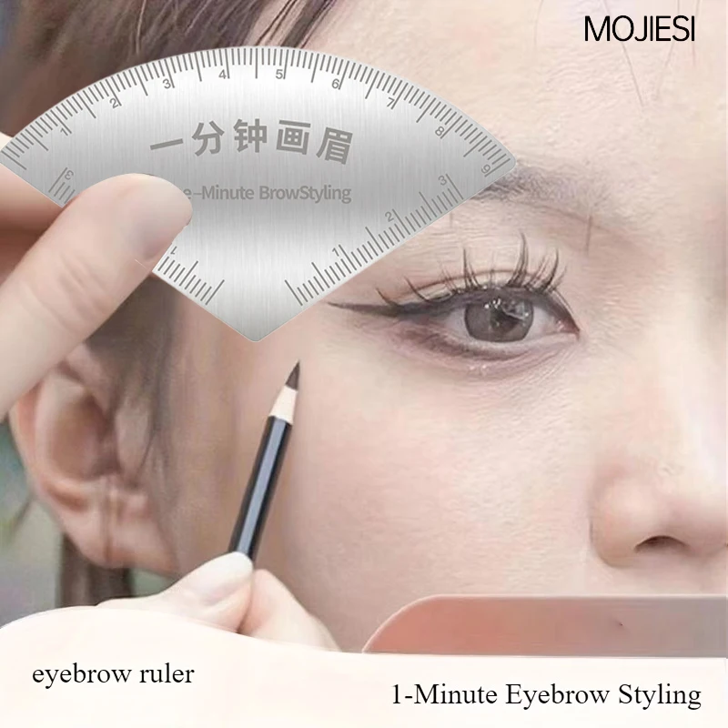 Brow Tool Finder – Augenbrauen-Lineal-Kapping-Tool für symmetrische Augenbrauen, Brow Mapping-Lineal, Microblading-Wenkbrauen-Zeichnungsanleitung