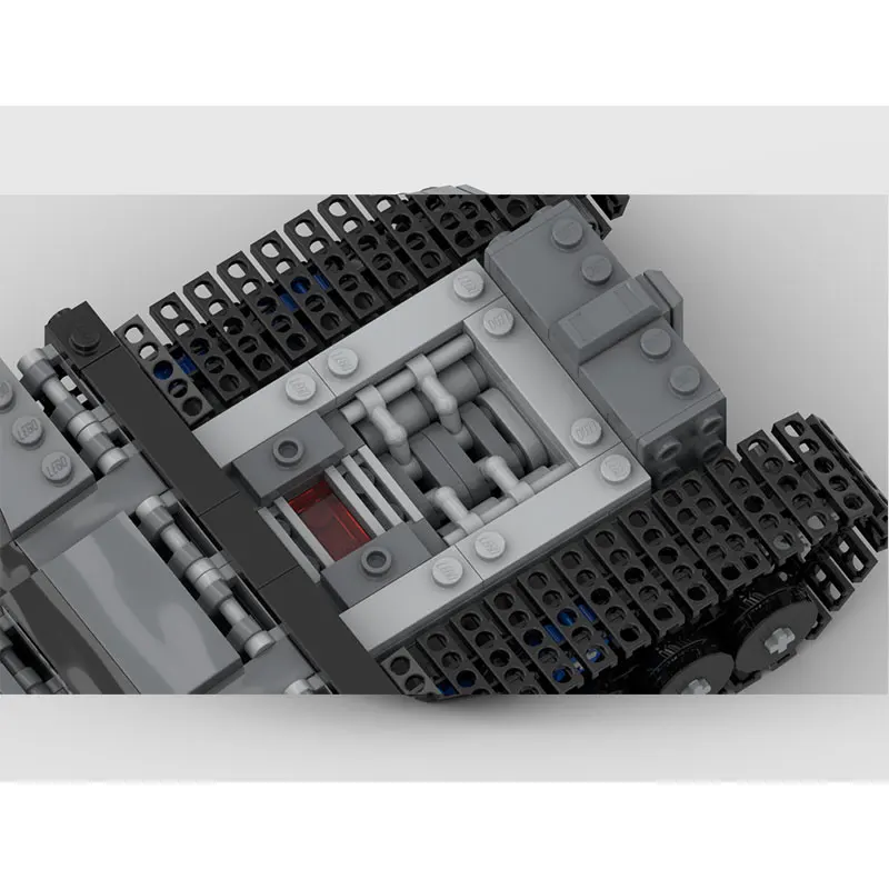 647ชิ้นMOC- 217486   Automaton Barrager Tank Destroyer MOC Building Block ต่อสู้ยานพาหนะจอแสดงผลอิฐ Xmas ของเล่นสําหรับชาย